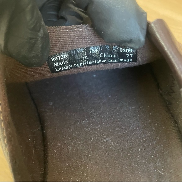 Clarks Brown Leather Mules Women’s Size 7 M - Picture 9 of 9